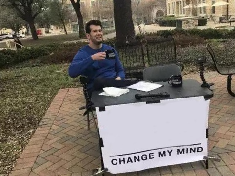 Change My Mind meme about Simply Earth